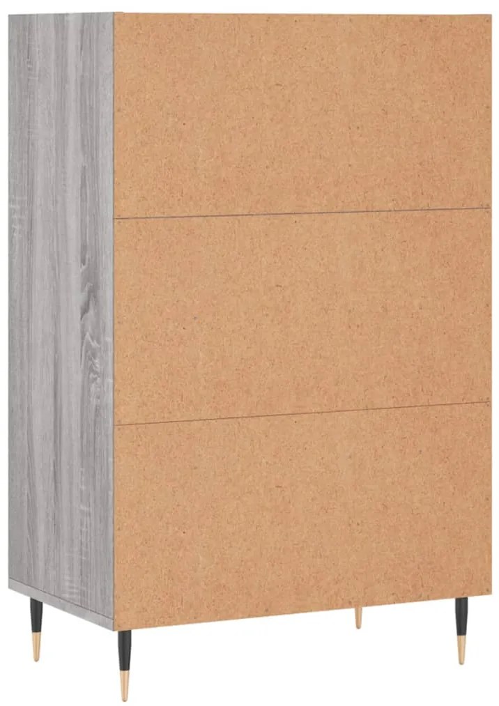vidaXL Ραφιέρα Γκρι Sonoma 57 x 35 x 90 από Επεξεργασμένο Ξύλο