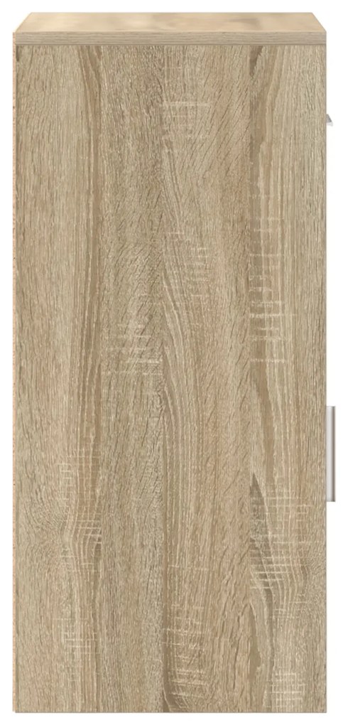 vidaXL Ντουλάπι Αποθήκευσης Sonoma Oak Sonoma Oak MDF Μεσαίο