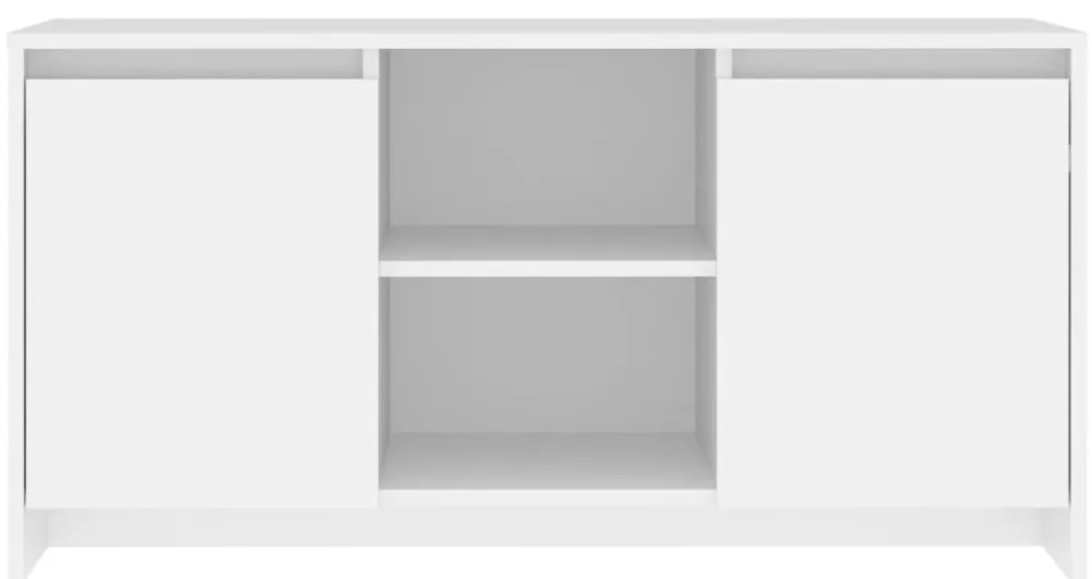 vidaXL Έπιπλο Τηλεόρασης Λευκό 102 x 37,5 x 52,5 εκ. από Επεξ. Ξύλο