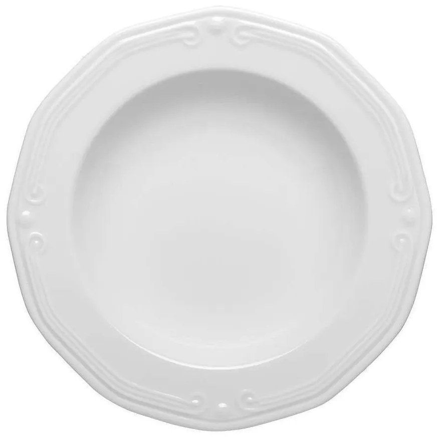 Πιάτο Βαθύ Athénée 07-13455 Φ23cm White Estia Porcelain
