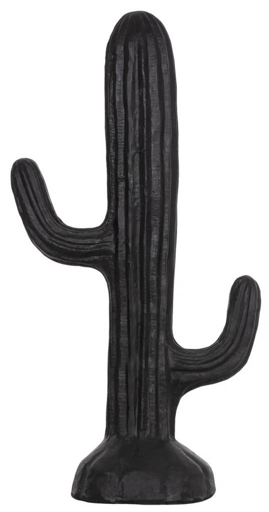 ΔΙΑΚΟΣΜΗΤΙΚΟΣ ΚΑΚΤΟΣ ΔΑΠΕΔΟΥ CACTUS HM4386.01L ΓΥΨΟΣ ΣΕ ΜΑΥΡΟ 63x37x150Υεκ.