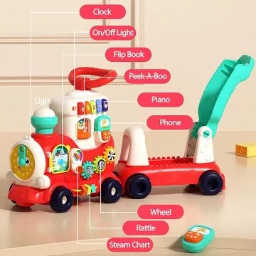 Smart Learning Push & Ride Train 4in1 HOLA