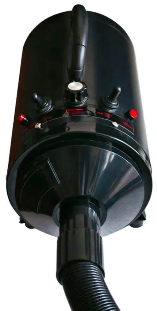 vidaXL Πιστολάκι Σκύλων με 3 Ακροφύσια Μαύρο 2400 W