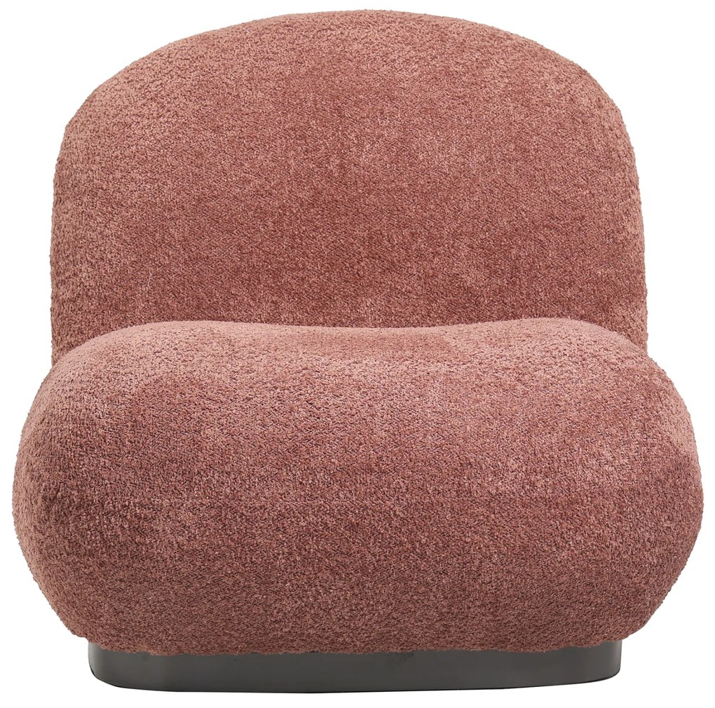 ΠΟΛΥΘΡΟΝΑ BEANY HM9591.02 ΡΟΖ ΜΠΟΥΚΛΕ ΥΦΑΣΜΑ 85x82x77Υ εκ. - 0525672 - HM9591.02