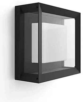 Έξυπνο Φωτιστικό Τοίχου Απλίκα Led 15W IP44 Μαύρο RGBW Hue Econic 915005731901 Philips Hue-915005731901-Μαύρο 915005731901