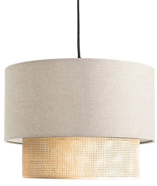 Φωτιστικό οροφής Fersa pakoworld εκρού-φυσικό Φ30x20εκ