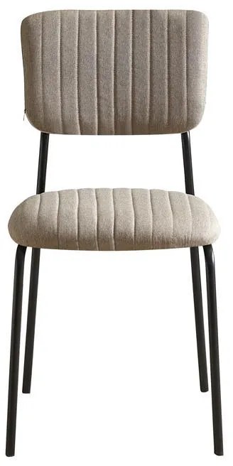 Καρέκλα Τραπεζαρίας Α10 Fylliana Χακί με Μεταλλικό σκελετό 53x43x84εκ. 4αδα 53x43x84 εκ.