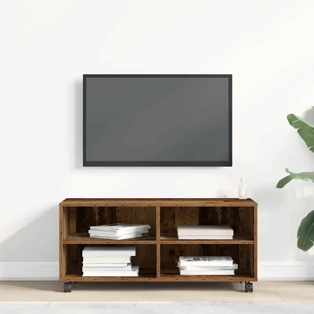 vidaXL Ντουλάπι TV Καφέ 90 x 35 x 35 cm Επεξεργασμένο ξύλο