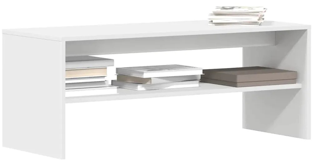 vidaXL Έπιπλο Τηλεόρασης Λευκό 100 x 40 x 40 εκ. από Μοριοσανίδα