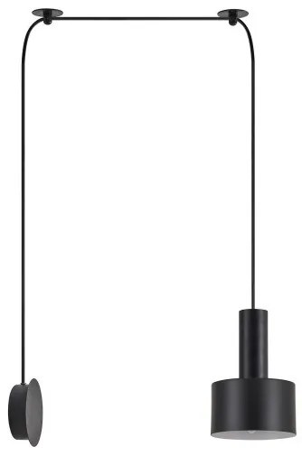 Κρεμαστό Φωτιστικό Οροφής 1xE27 Μαύρο Adept Tube 77-8815 Homelighting-77-8815-Μαύρο 77-8815