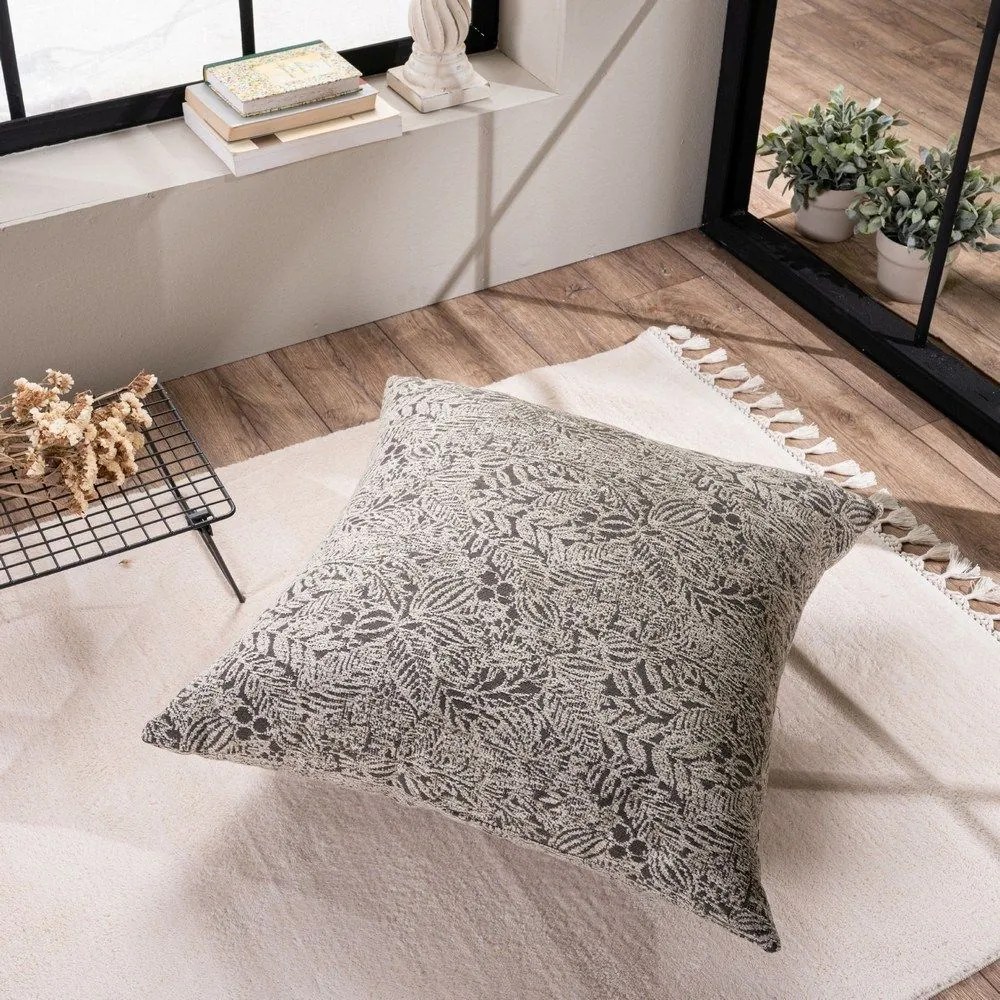 Μαξιλαροθήκη Διακοσμητική Montana 03 Elephant Teoran 65Χ65 Acrylic,Cotton,Polyester