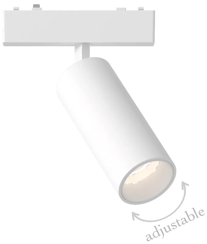 Φωτιστικό LED 9W 3000K για Ultra-Thin μαγνητική ράγα σε λευκή απόχρωση D:16cmX4,4cm (T03701-WH) - Αλουμίνιο - T03701-WH