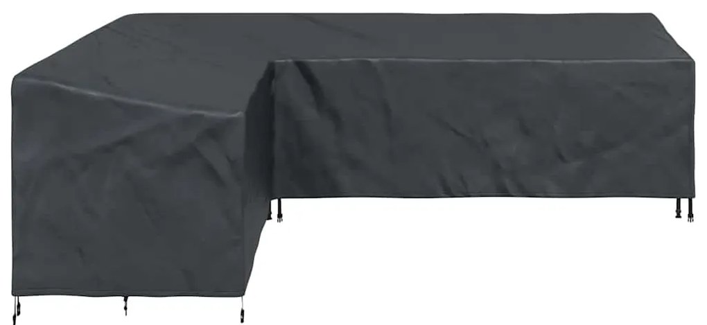 vidaXL Κάλυμμα επίπλων εξωτερικού χώρου 286 x 222 x 80 εκ. Ύφασμα 210D