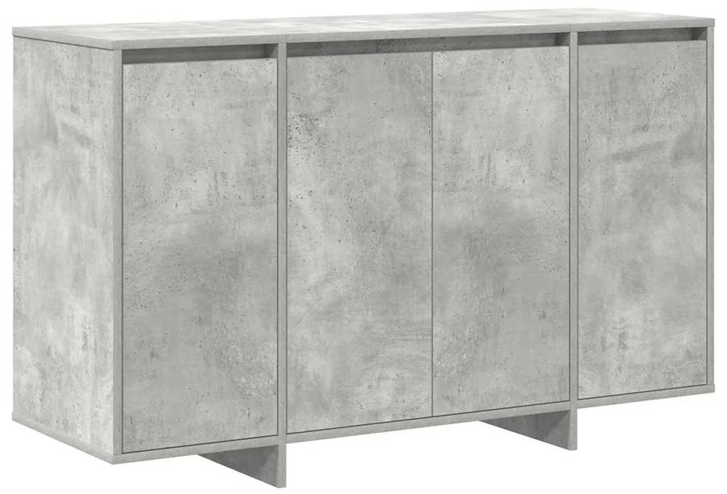 vidaXL Πλαϊνό γραφείο Γκρι σκυροδέματος 120 x 41 x 75 εκ.