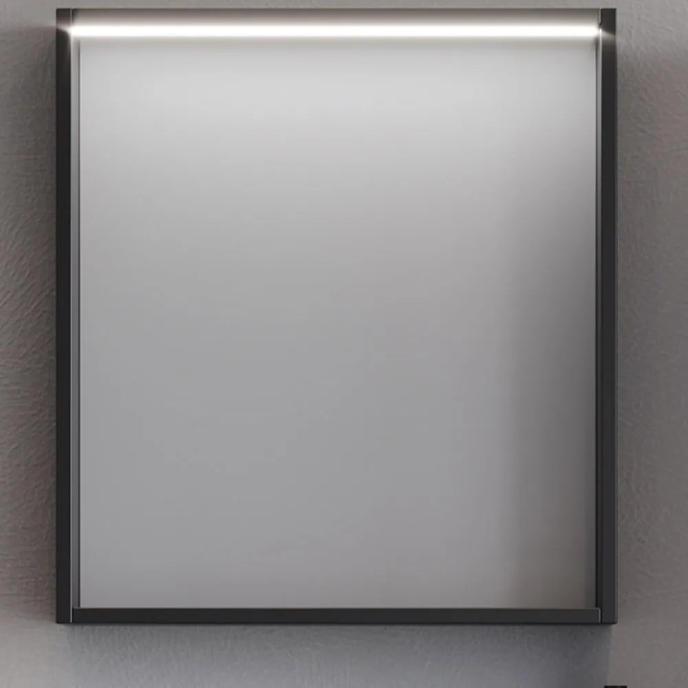 Καθρέφτης Led Laguna 3MLAG060WHM 60x14x68cm Black Ξύλο,Γυαλί