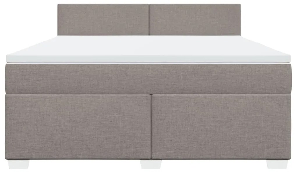 ΚΡΕΒΑΤΙ BOXSPRING ΜΕ ΣΤΡΩΜΑ TAUPE 180X200 ΕΚ. ΥΦΑΣΜΑΤΙΝΟ 3285964