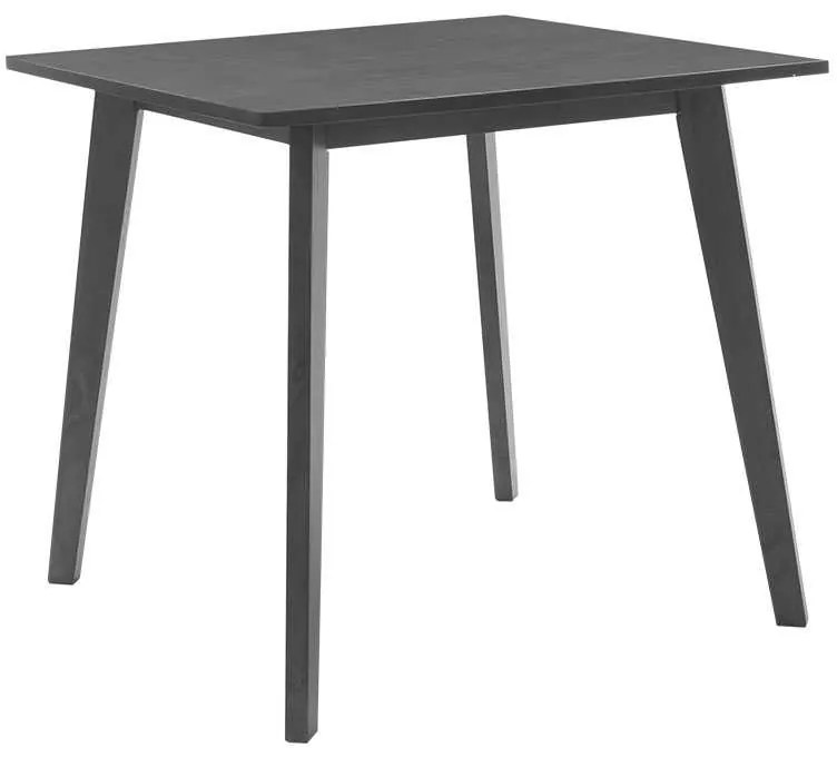 Tραπεζαρία Benson - Orlean pakoworld σετ 5τμχ rustic grey - ύφασμα γκρι 80x80x75εκ