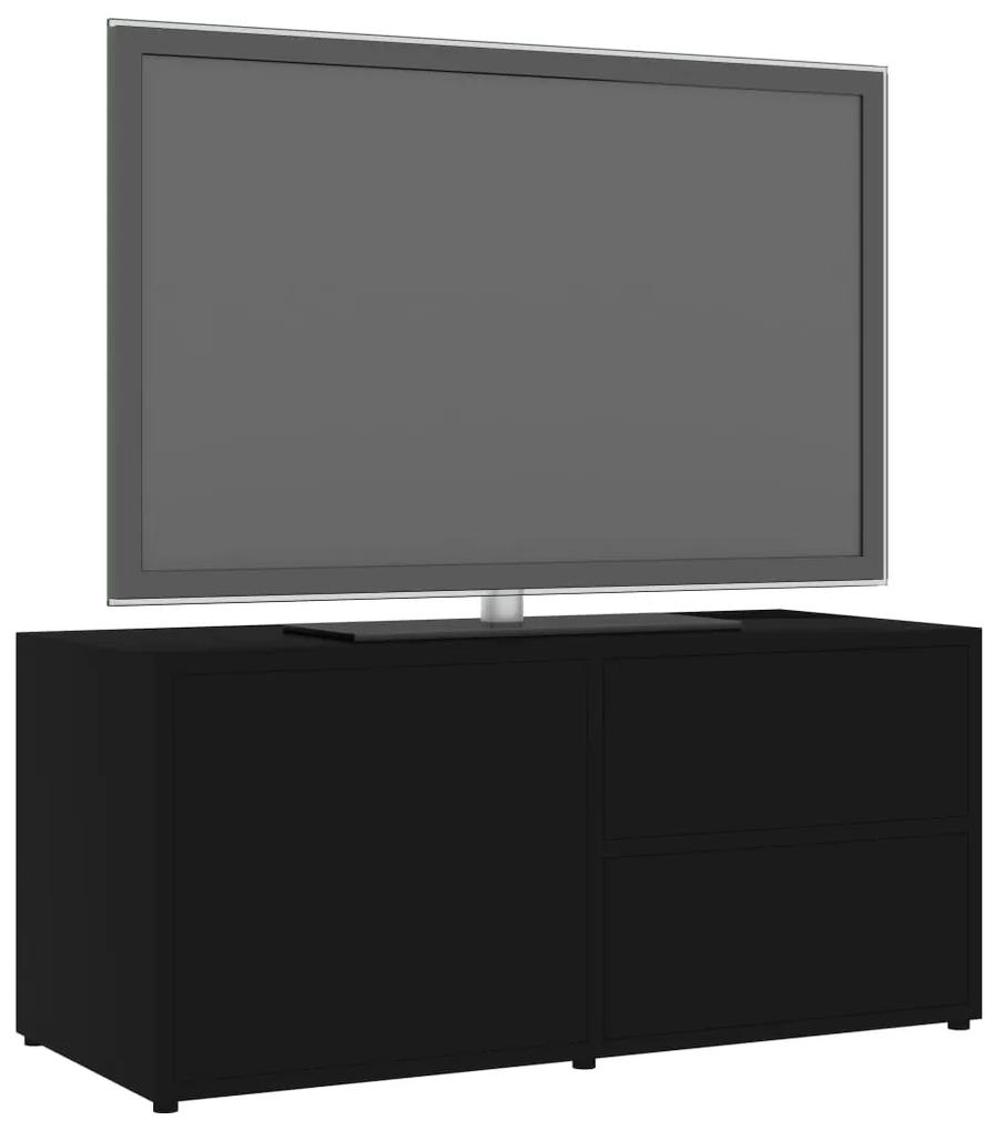 vidaXL Έπιπλο Τηλεόρασης Μαύρο 80 x 34 x 36 εκ. από Μοριοσανίδα