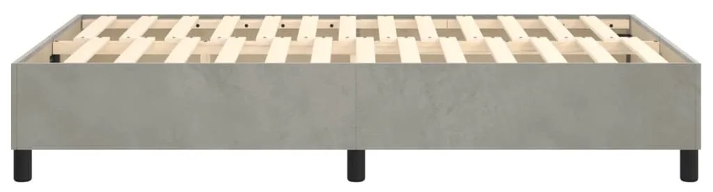 vidaXL Σκελετός Κρεβατιού Χωρίς Στρώμα Αν. Γκρι 120x200 εκ. Βελούδινο
