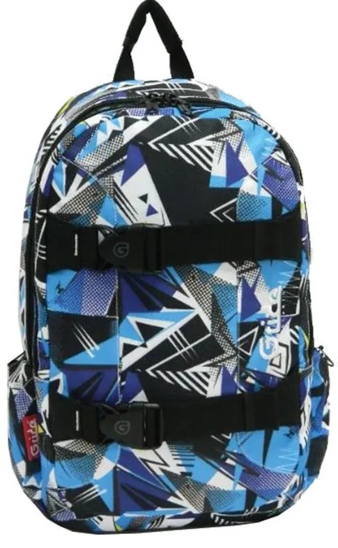Bagtrotter τσάντα πλάτης εφηβική Global blue με 2 θήκες 47x30x12εκ.  τμχ.