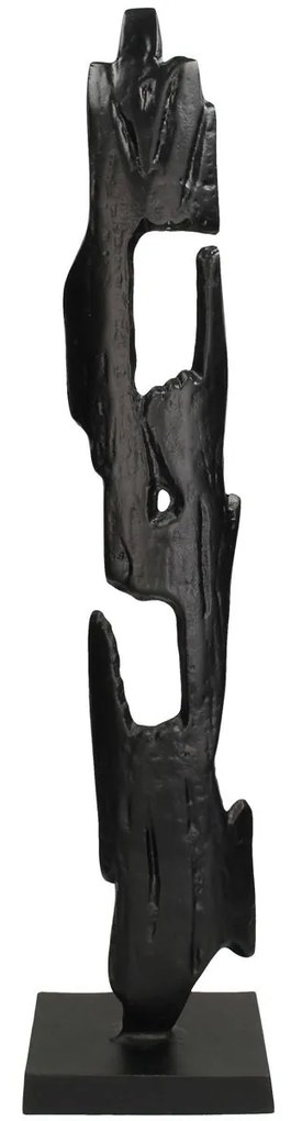 Διακοσμητικό ArteLibre Μαύρο Αλουμίνιο 13x12x67cm