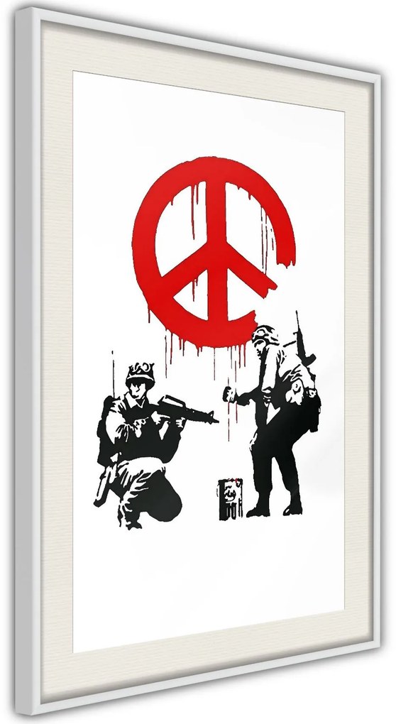 Αφίσα - Banksy: CND Soldiers I - 20x30 - Χρυσό - Χωρίς πασπαρτού