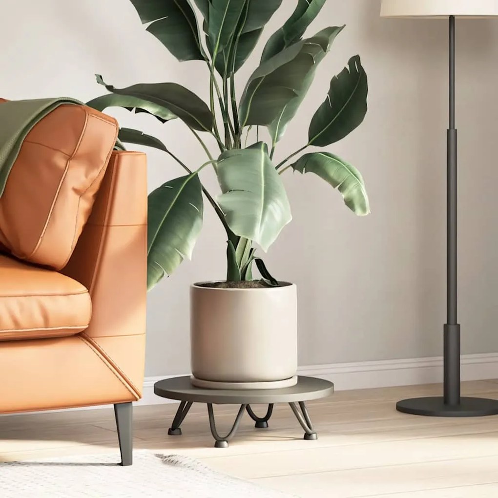 vidaXL Πόδια Φουρκέτας για Τραπεζάκι Σαλονιού 4 τεμ. Ανθρακί 10 εκ. Μασίφ Ατσάλι