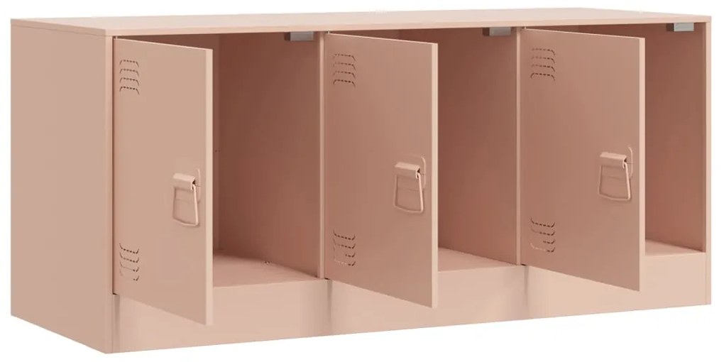 vidaXL Έπιπλο Τηλεόρασης Ροζ 99x39x44 εκ. από Ατσάλι