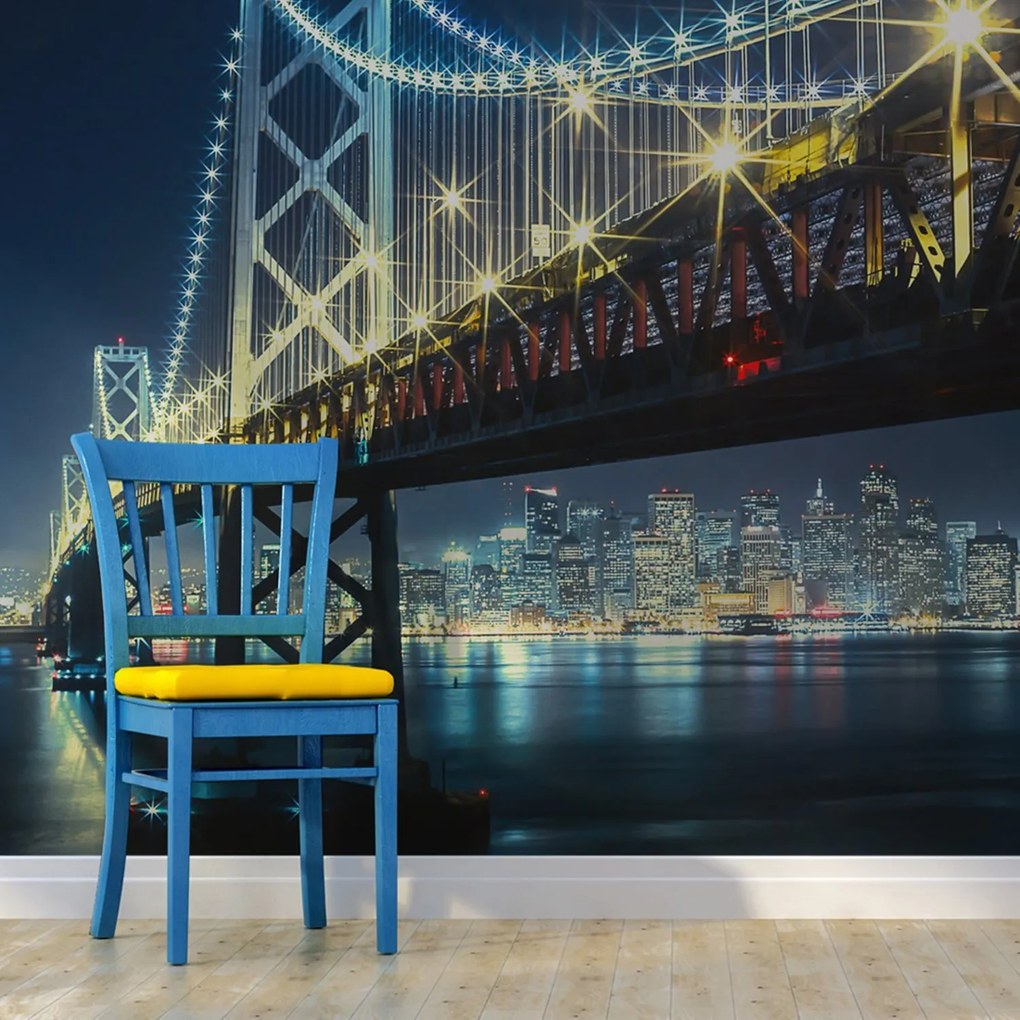 Φωτοταπετσαρία - Bay Bridge at night 400x309