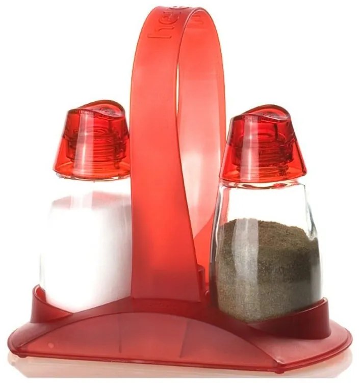 Αλατοπίπερο Σε Βάση Γυάλινο 105Cc Red 811-12-122136 Glass