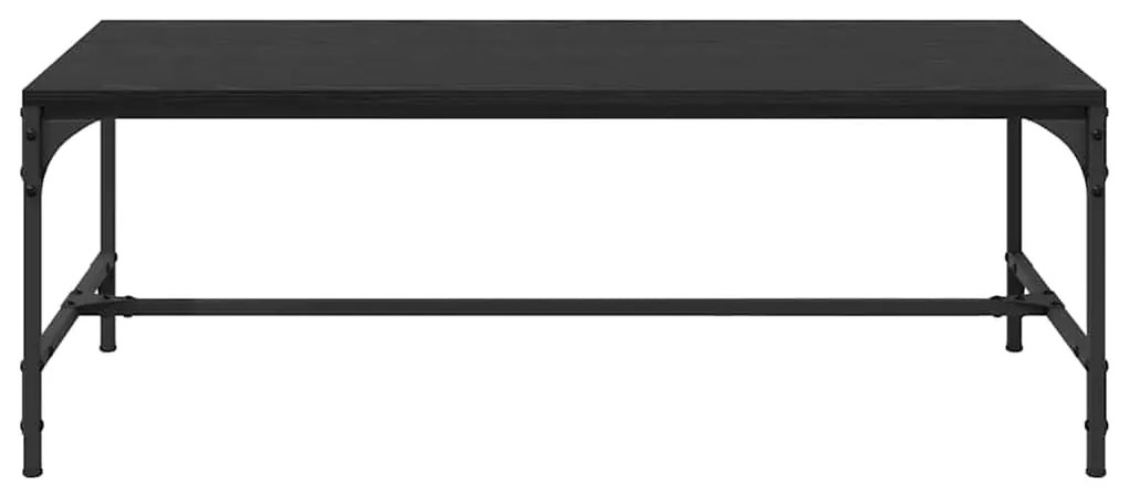 vidaXL Τραπεζάκι σαλονιού Μαύρη Οξυά 100 x 50 x 35 cm