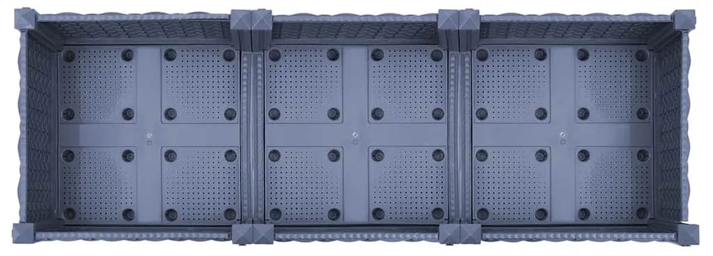 vidaXL Ζαρντινιέρα 120 x 40 x 23 εκ. από Πολυπροπυλένιο