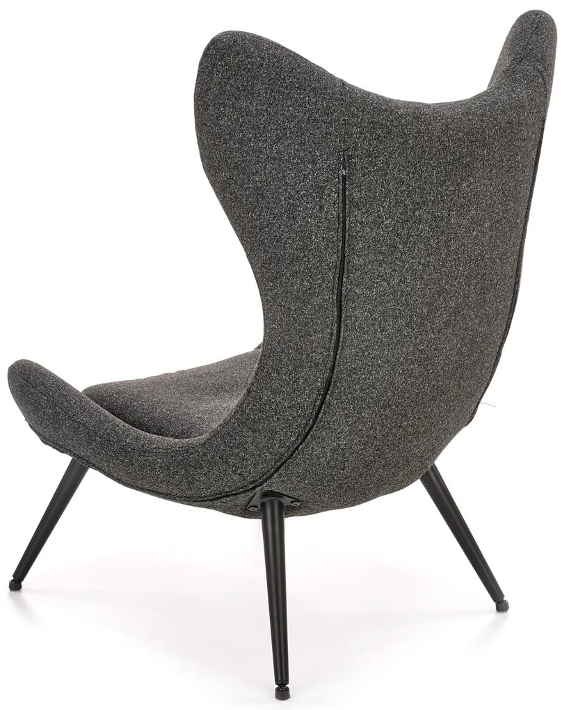 ATLANTIS leisure armchair dark grey/ black DIOMMI V-CH-ATLANTIS-FOT