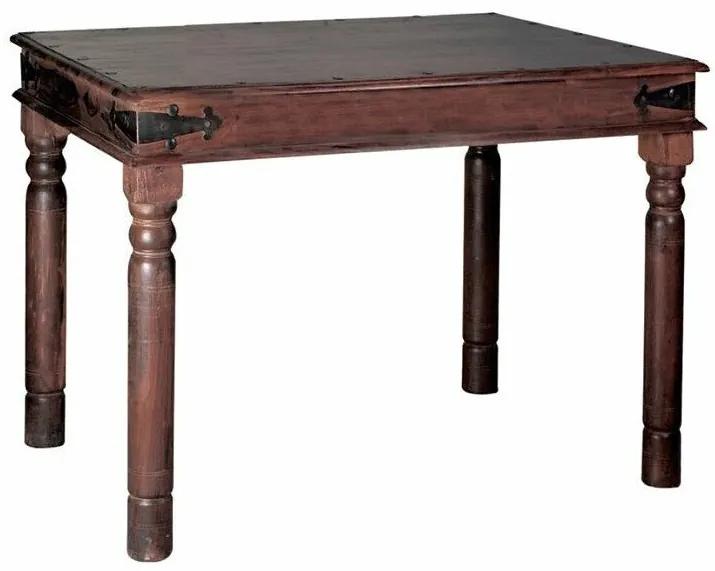 Τραπέζι Mesa 253, Καρυδί, 76x80x80cm, Ξύλο