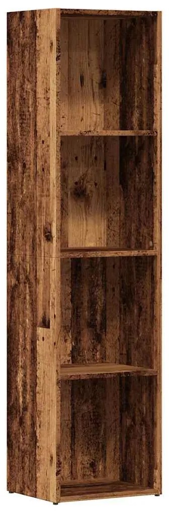 ντουλάπι βιβλίων vidaXL Παλιό ξύλο 36x30x143 cm Κατασκευασμένο ξύλο