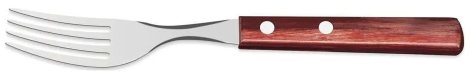Πιρούνι Φαγητού Polywood TR21198718 Silver-Brown Tramontina Stainless Steel