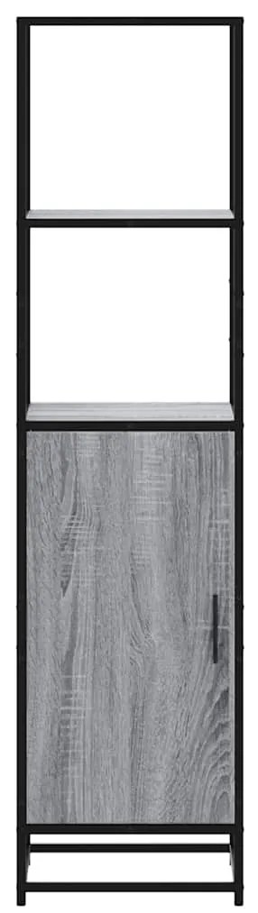 vidaXL Highboard Grey Sonoma Κατασκευασμένο ξύλο και μέταλλο