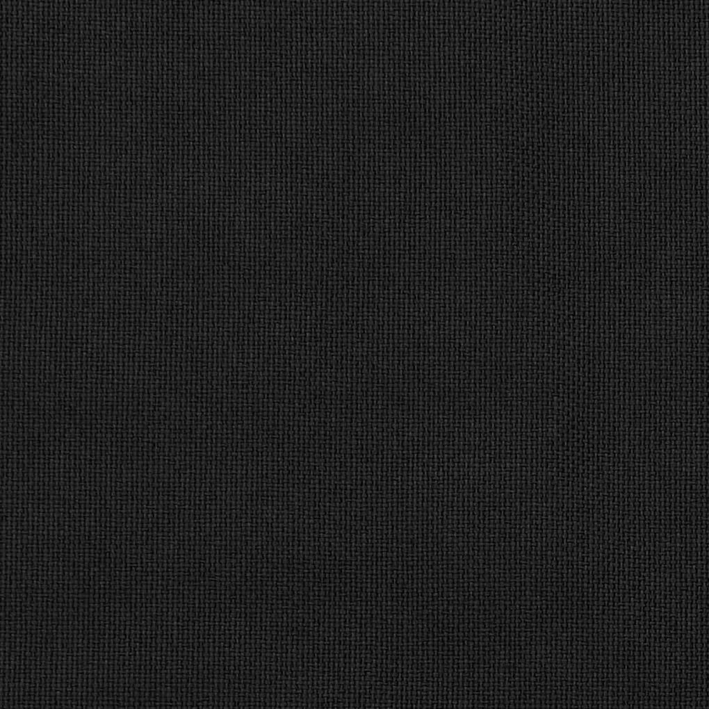 vidaXL Κουρτίνες Συσκότ. με Τρουκς/Όψη Λινού 2 τεμ. Μαύρες 140x225 εκ