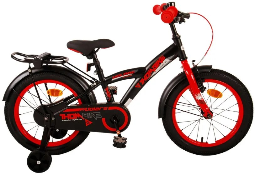 Thombike 16 Inch 23 cm Boys Coaster Brake BlackRedVolare