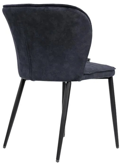 Καρέκλα Τραπεζαρίας Silvana Μεταλλική Fylliana Γκρί 56x43x84εκ. 2αδα 56x43x84 εκ.