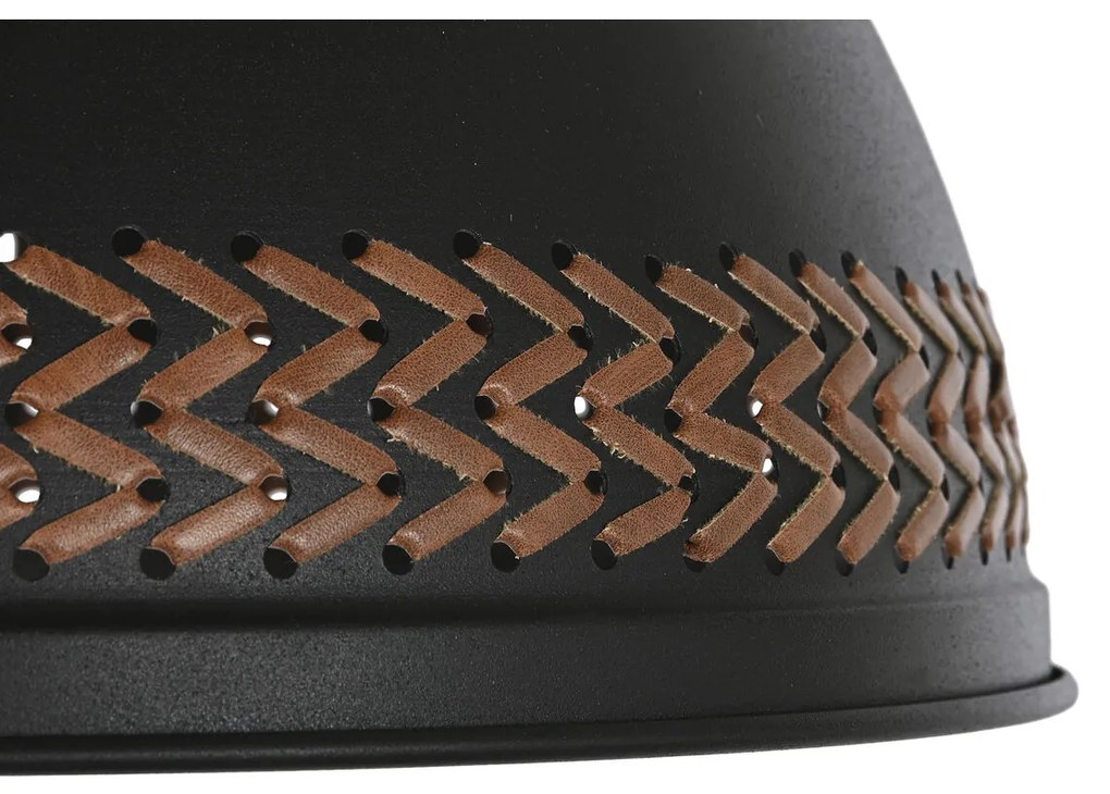 Φωτιστικό Οροφής DKD Home Decor Καφέ Μαύρο Κρεμ Μέταλλο 50 W 39 x 39 x 22 cm (x2)