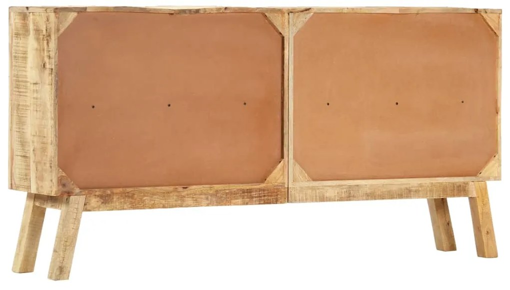 vidaXL Μπουφές Καφέ/Μαύρο 160x30x80 εκ. Μασίφ Ακατέργαστο Ξύλο Μάνγκο