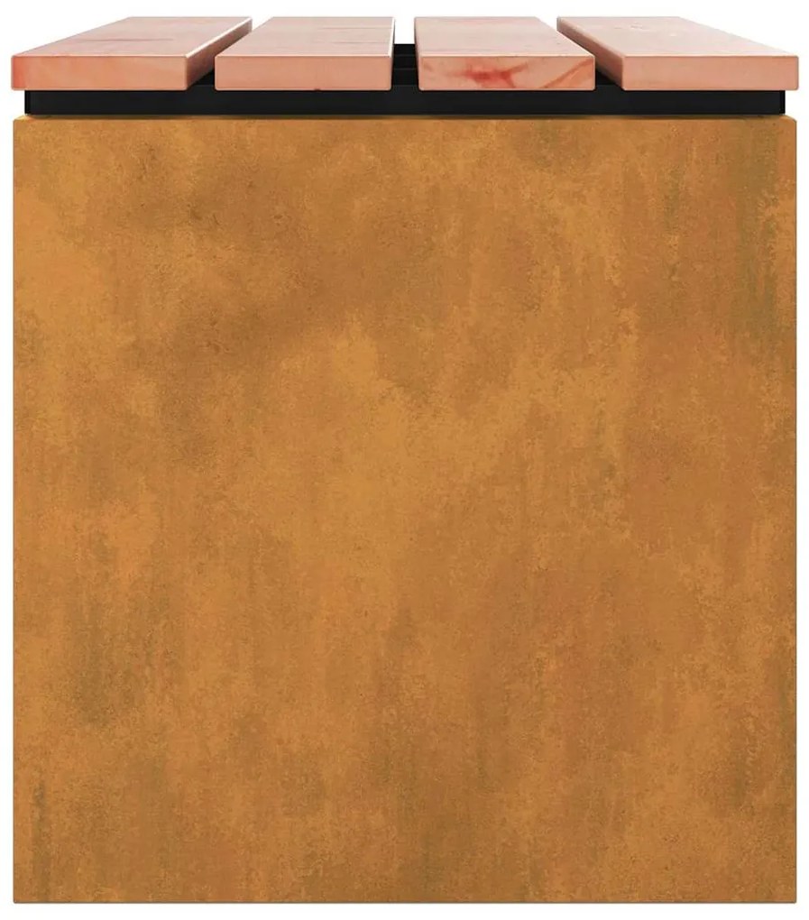 vidaXL Παγκάκι κήπου Σκ rusty 80 x 40 x 43 εκ