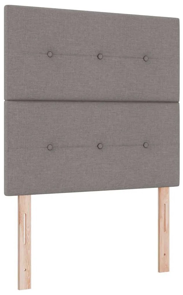 vidaXL Κεφαλάρι με κεφαλάρι Taupe 100 cm ύφασμα