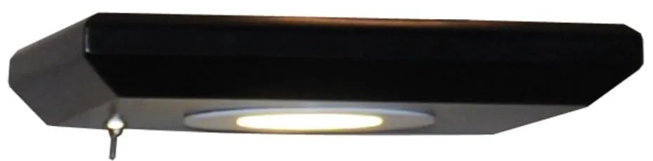 Φωτιστικό Τοίχου - Απλίκα HL-3596 1S 77-4162 Rowan Black Homelighting Μέταλλο,Ξύλο