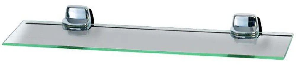 Ραφιέρα Μπάνιου Εταζέρα Hotelia 03-8012 55x12x3,5cm Clear Gloria Glass