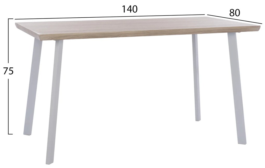 ΣΕΤ ΤΡΑΠΕΖΑΡΙΑΣ 5ΤΜΧ OFIRA HM10634 MDF TOP ΣΕ SONAMA--ΛΕΥΚΕΣ ΚΑΡΕΚΛΕΣ