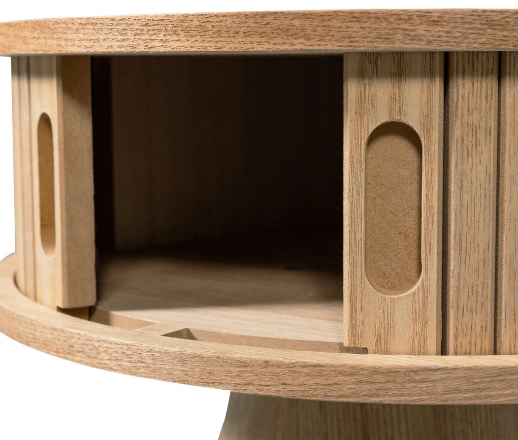 Side Table Eladro KARI NIGHTSTAND ROUND 375058-N-K7