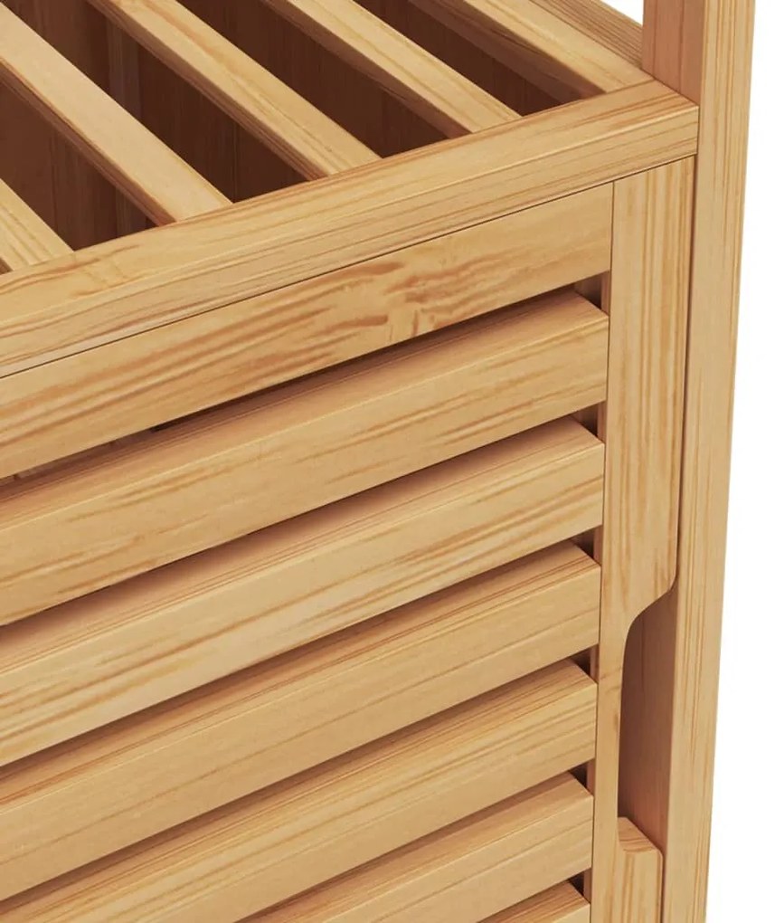 vidaXL Ντουλάπι Μπάνιου με Ράφι 36 x 33 x 87 εκ. από Μπαμπού