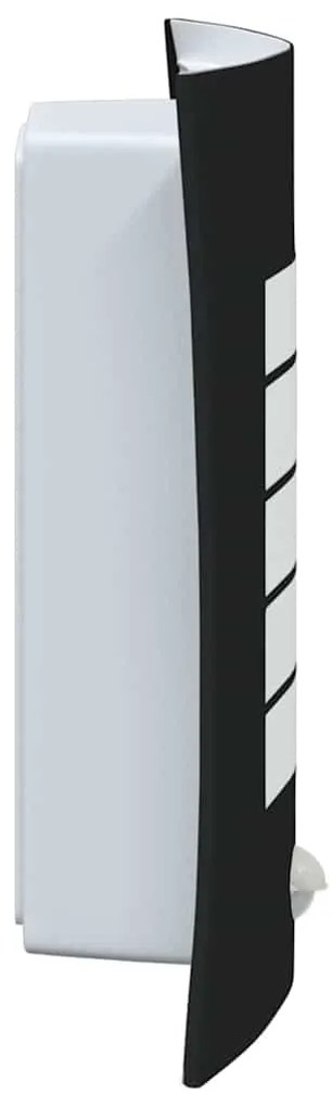 vidaXL Επιτοίχιο φωτιστικό εξωτερικού χώρου 2 pcs Μαύρο